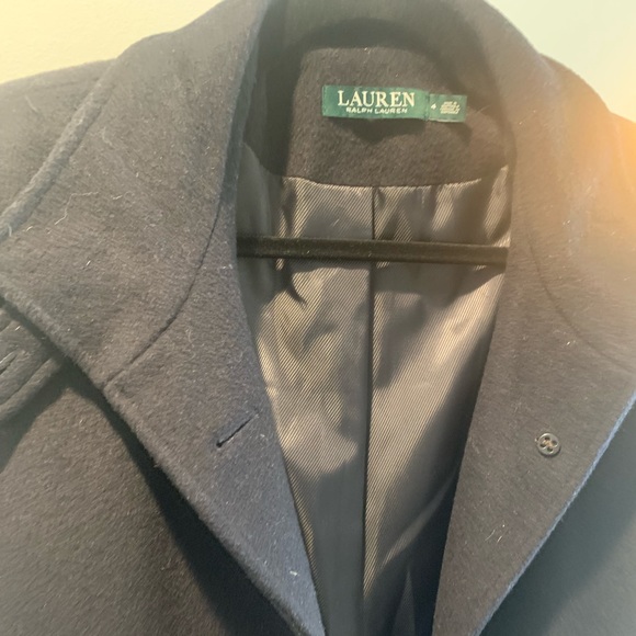 Ralph Lauren Wool Coat - Navy size 4 - Picture 11 of 15